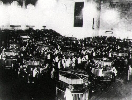 New York Stock Exchange nach dem Börsencrash 1929